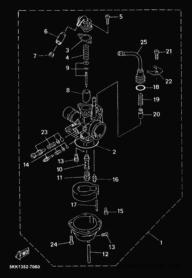 1999 Scooter YN100 - YN100 (5KK1) [99C] - CARBURETOR