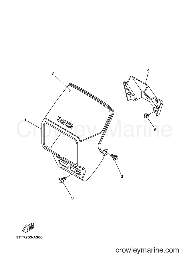 2009 Dirt Bike DT175 - DT175 (3TSR) [010] - COWLING 1