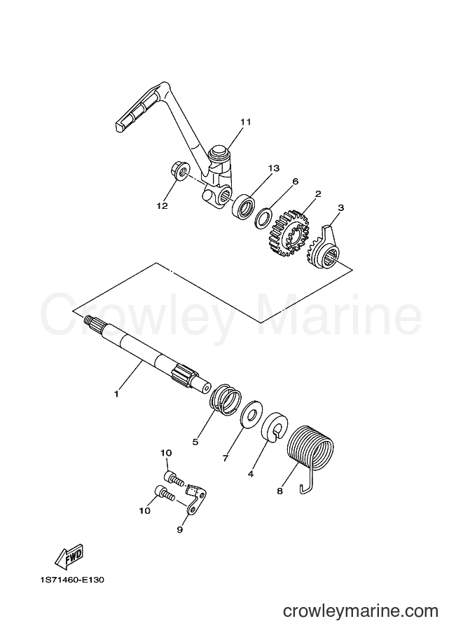 Yamaha Motors T135SEC (1S9B) [010] - STARTER