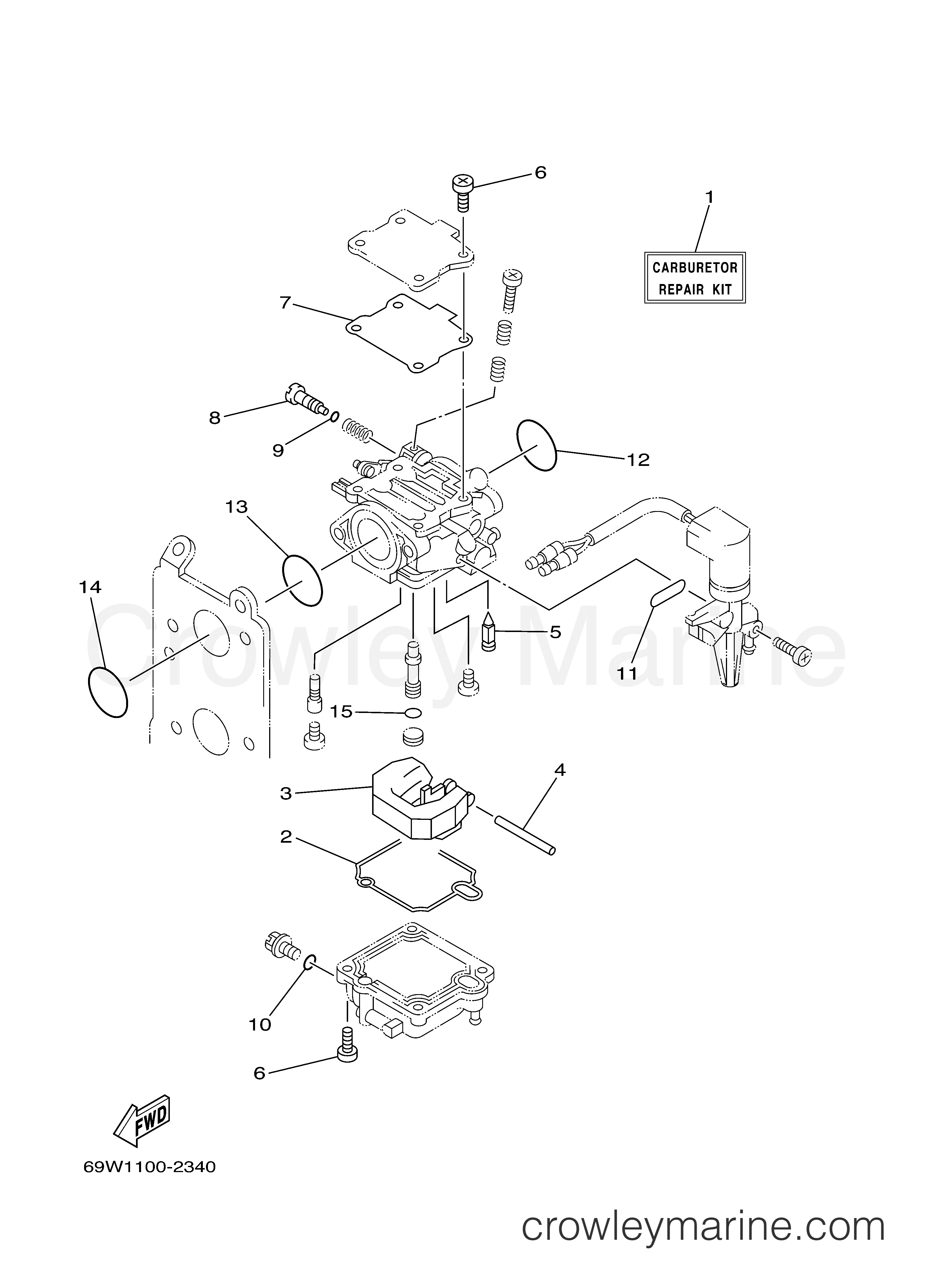 Yamaha Motors F60TLRB - REPAIR KIT 2