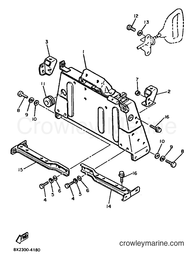 Yamaha Motors ET340PL (83F) [999] - STEERING GATE