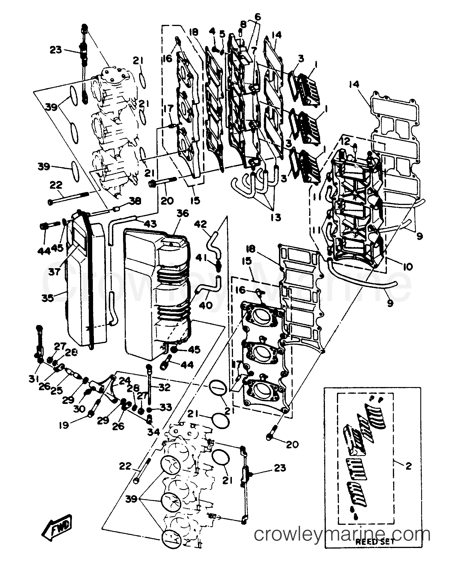 Yamaha Motors L250TXRR - INTAKE