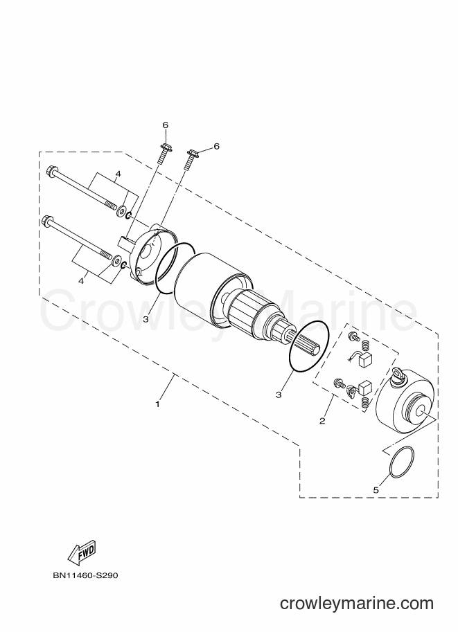 2017 Scooter LNS125-I - LNS125-I (BN11) [010] - STARTING MOTOR