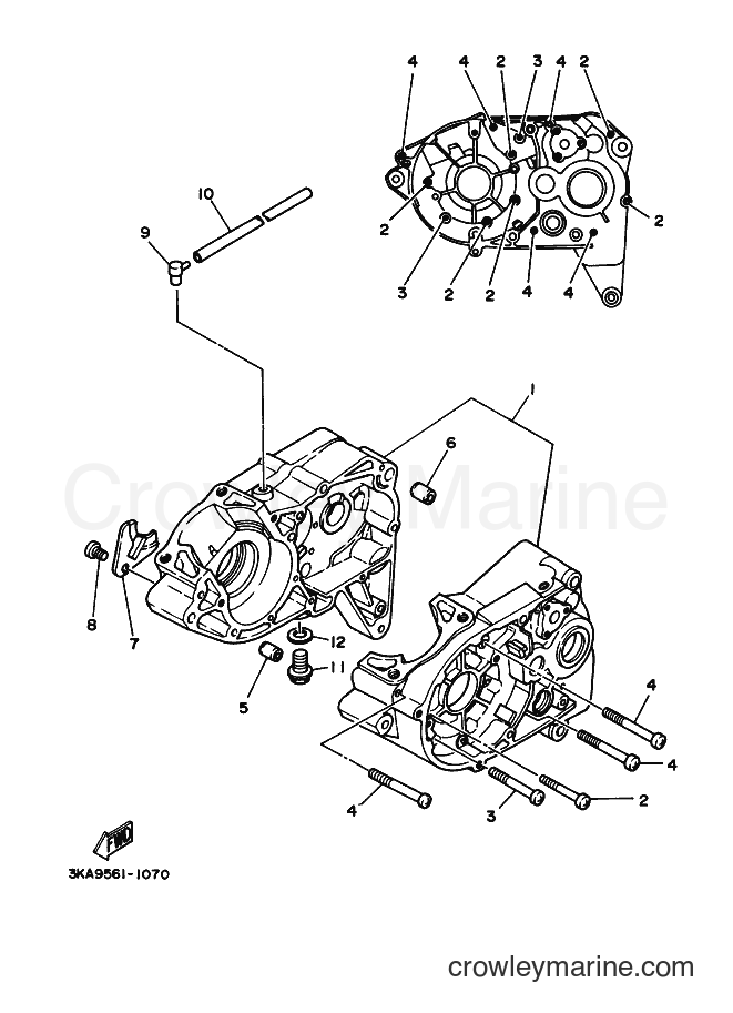 2004 Street Bike RX-K - RX-K (3KAC) [010] - CRANKCASE