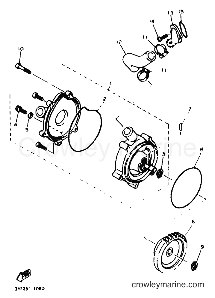 1992 Dirt Bike XTZ660 - XTZ660 (4BW2) [999] - WATER PUMP