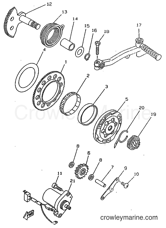Yamaha Motors CW50RSX (5CD3) [010] - STARTER