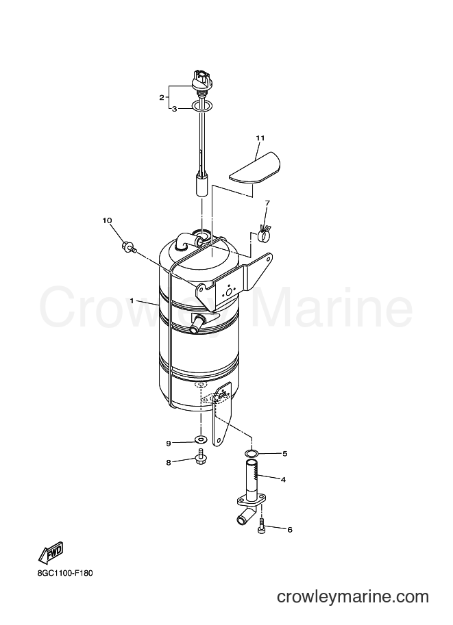 2013 Snowmobile RPZ50GT - RPZ50GT (8GK9) [020] - OIL TANK