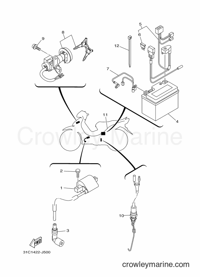Yamaha Motors T115SEC (31C8) [010] - ELECTRICAL 1