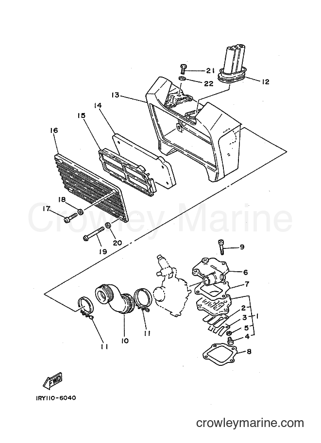 1989 Dirt Bike BW80 - BW80 (3PS1) [010] - INTAKE