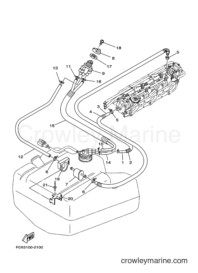 Yamaha Motors JET FOR GP1200 (67X2) [01A] - FUEL