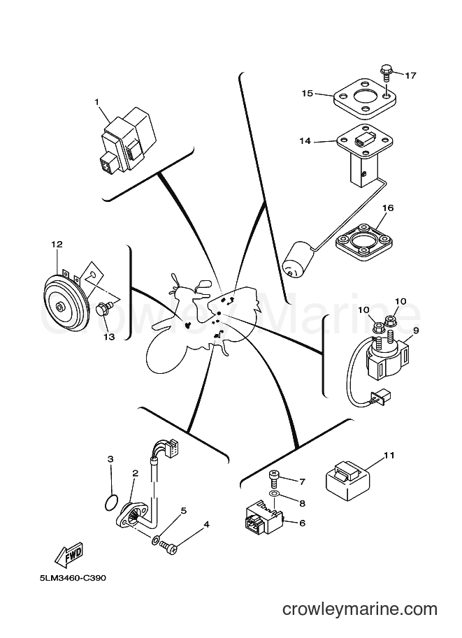 Yamaha Motors T105SE (5LM3) [010] - ELECTRICAL 2