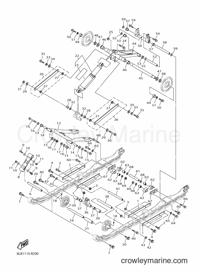 2017 Snowmobile RS10ST2 - RS10ST2 (8LD2) [020] - TRACK SUSPENSION 2
