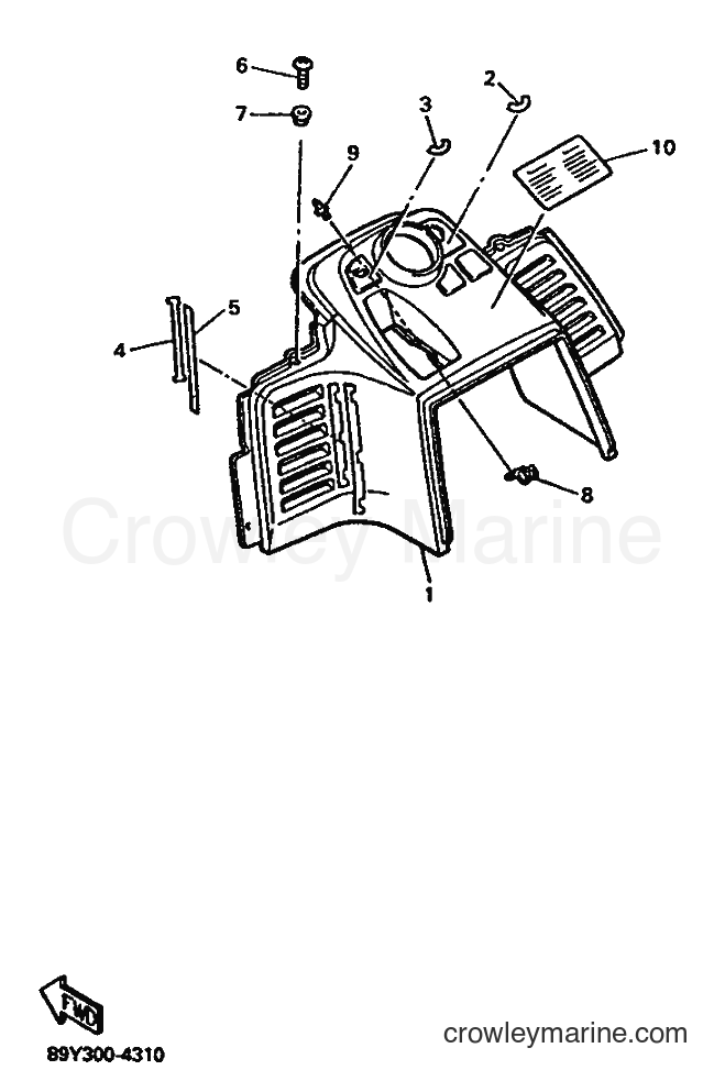 1995 Snowmobile ET410TR - ET410TR (89Y4) [010] - INSTRUMENT PANEL