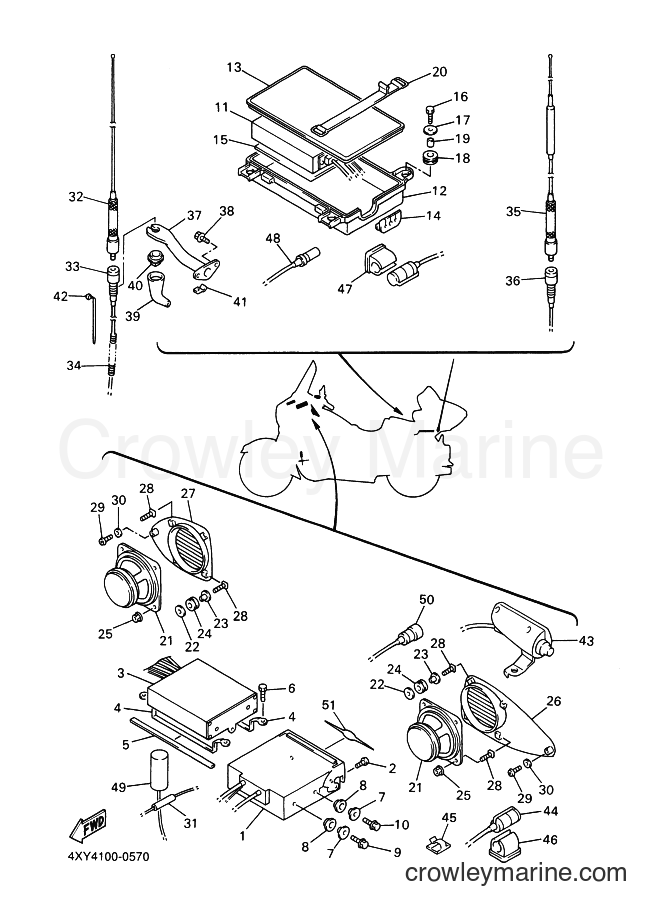 2008 Cruiser XVZ13TFS - XVZ13TFS (2C9M) [010] - AUDIO EQUIPMENT 1