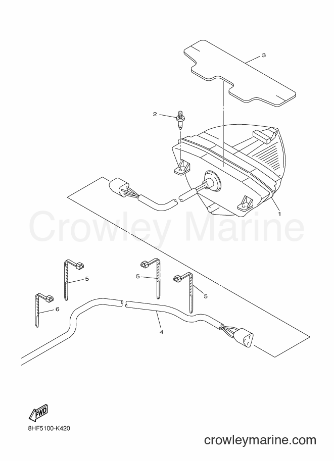 2011 Snowmobile RS10SUV - RS10SUV (8HP5) [020] - TAILLIGHT