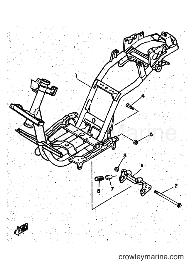 1999 Scooter CW50 - CW50 (4RW4) [010] - FRAME