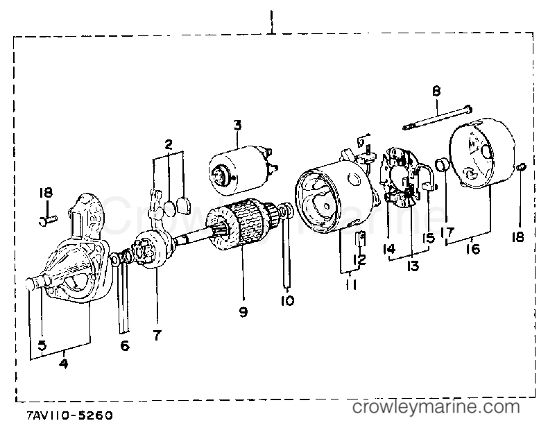Yamaha Motors EDL5500DVES - STARTER SECTION PARTS