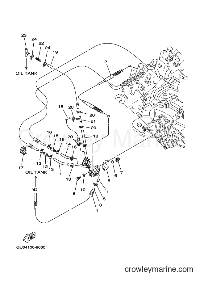 Yamaha Motors GP800Y (GU07) [030] - OIL PUMP