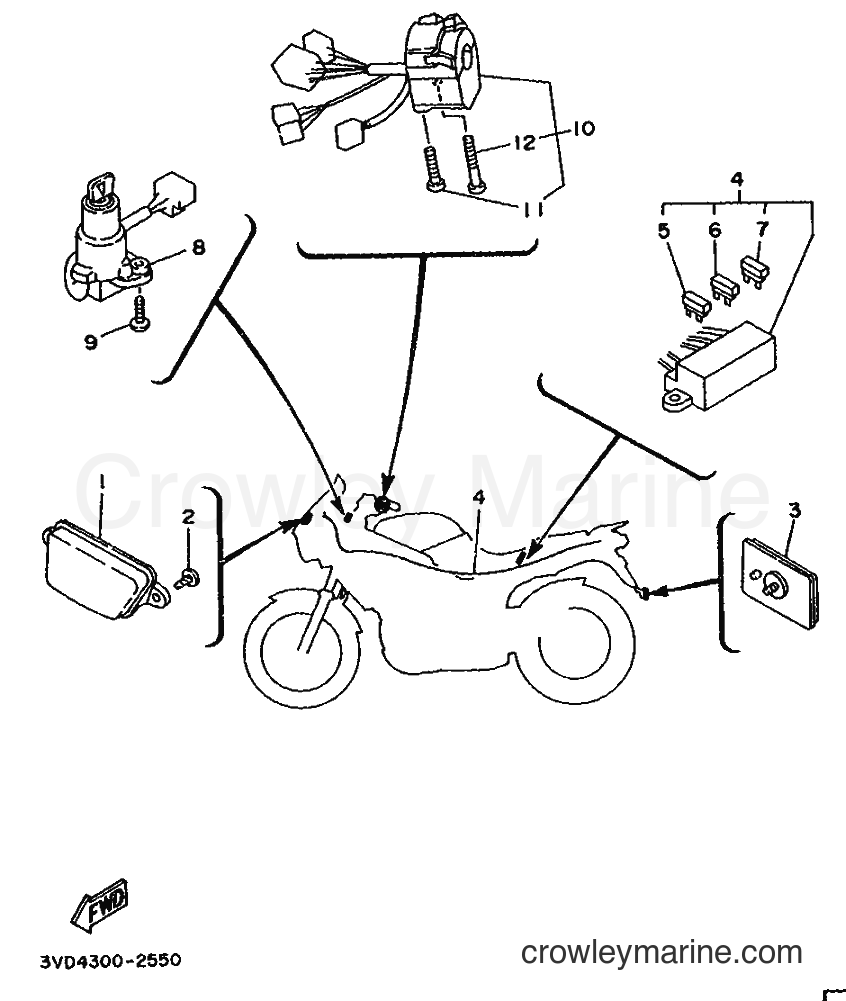 Yamaha Motors TDM850 (3VD4) [999] - ALTERNATE FOR ELECTRICAL