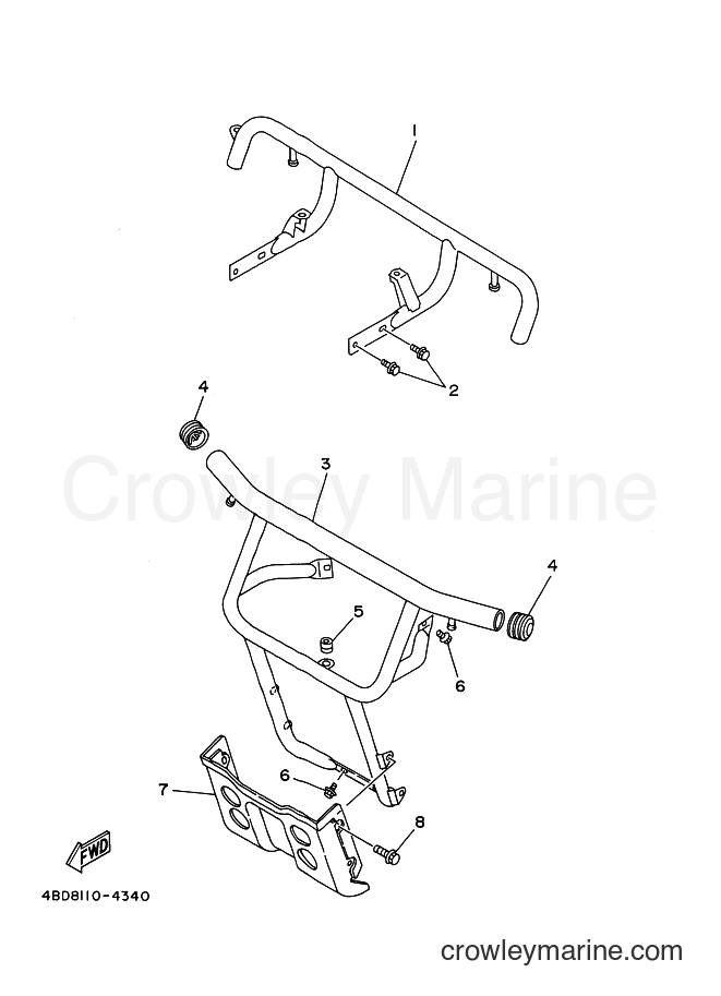 Yamaha Motors YFB250 (4BDK) [010] - GUARD 2