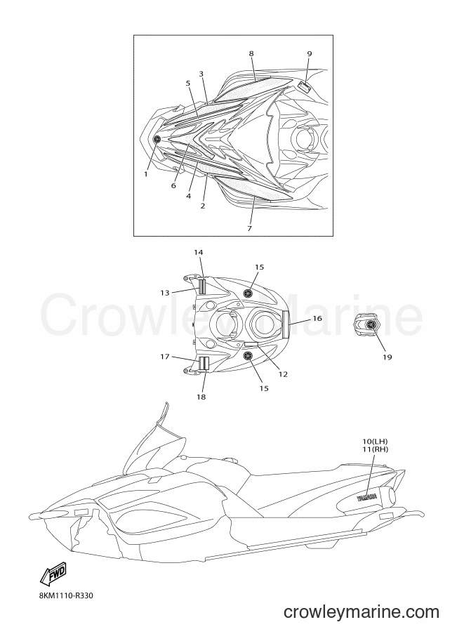 2016 Snowmobile RX10R - RX10R (8KM1) [020] - EMBLEM