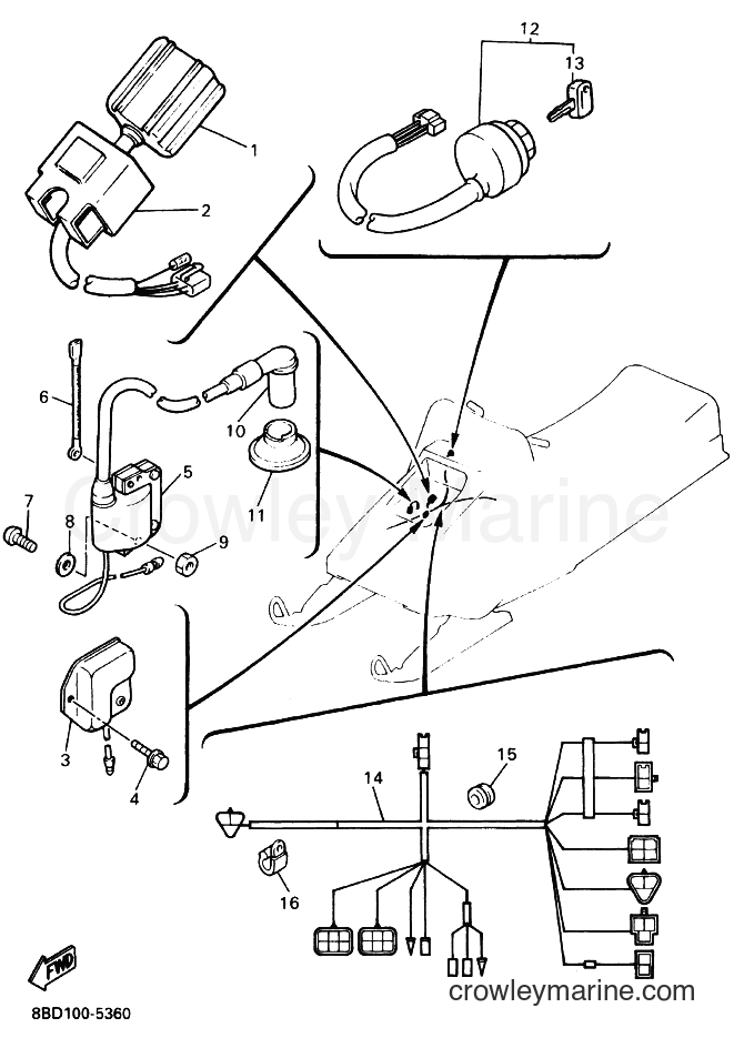 Yamaha Motors BR250T (8BDE) [030] - ELECTRICAL 1