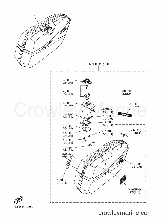 2018 Snowmobile SRN10D - SRN10D (8MU1) [010] - STORAGE BOX
