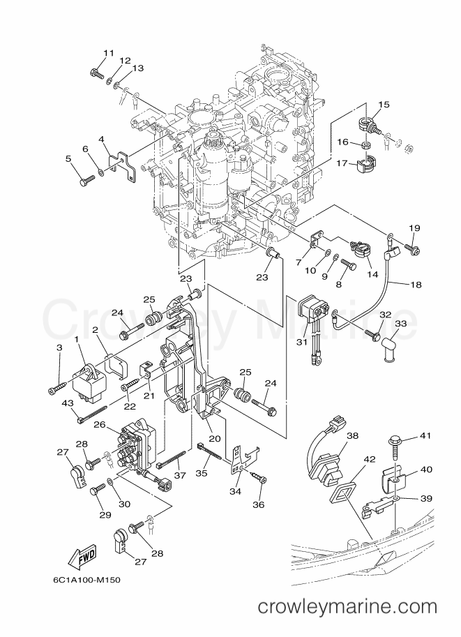 Yamaha Motors FT50JETL (6C2A) [080] - ELECTRICAL 2