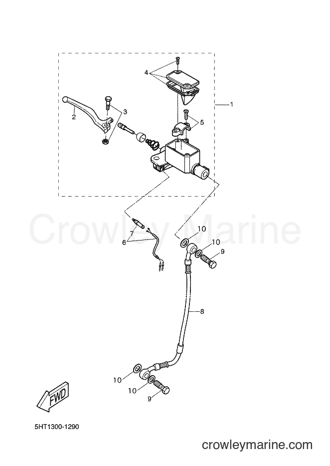 Yamaha Motors XQ125 (5HT2) [050] - FRONT MASTER CYLINDER