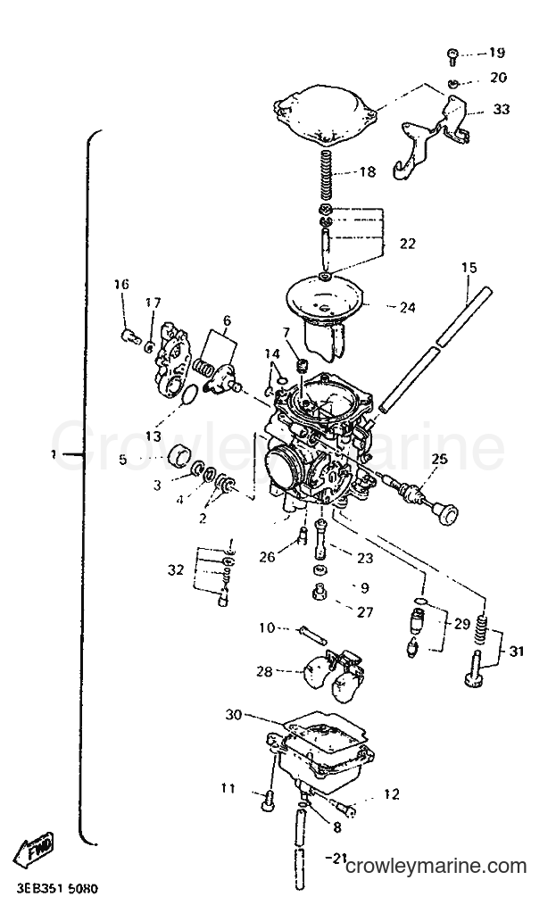 Yamaha Motors SR500 (3EB6) [999] - CARBURETOR