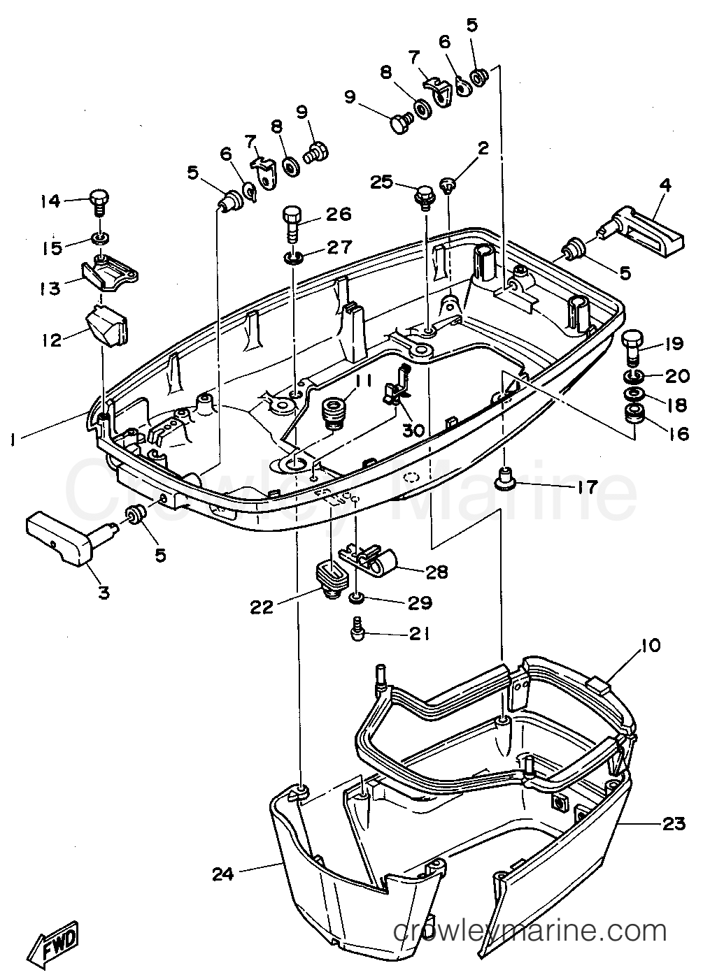 Yamaha Motors C85TLRS - BOTTOM COWLING