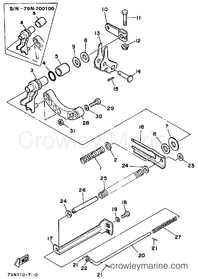 Yamaha Motors YS624T - TRANSMISSION 2
