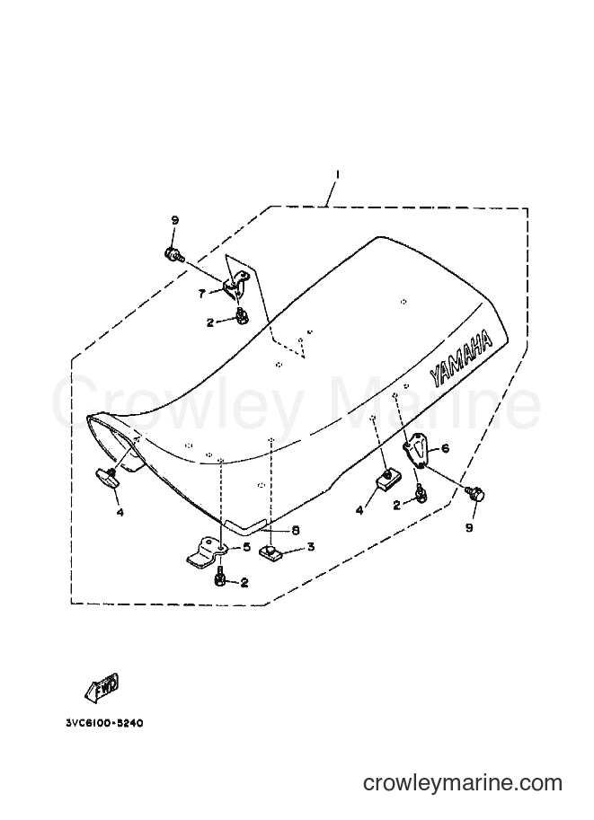 1995 Dirt Bike RT180 - RT180 (4BN4) [010] - SEAT