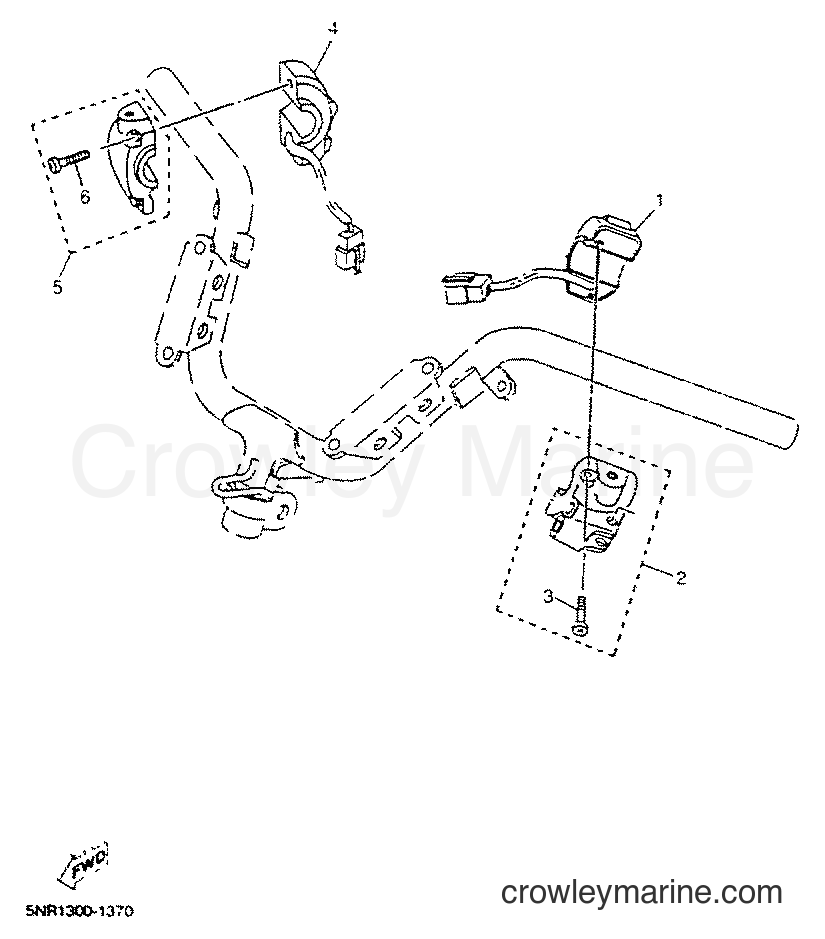 2001 Scooter YP150D - YP150D (5NS1) [010] - HANDLE SWITCH & LEVER