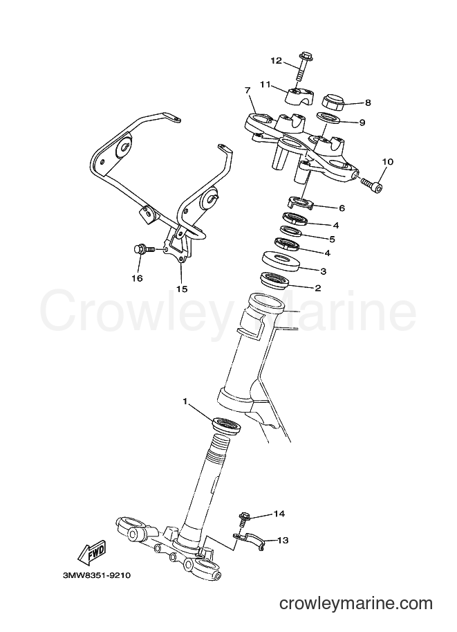 1999 Street Bike SR125 - SR125 (3MW8) [030] - STEERING