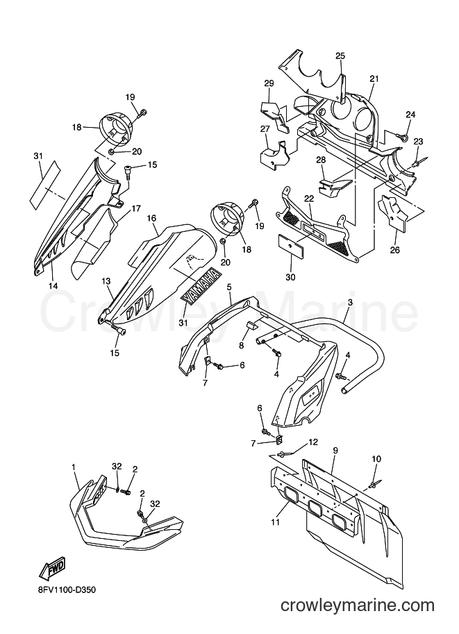 Yamaha Motors RX10RS (8FY2) [010] - BUMPER
