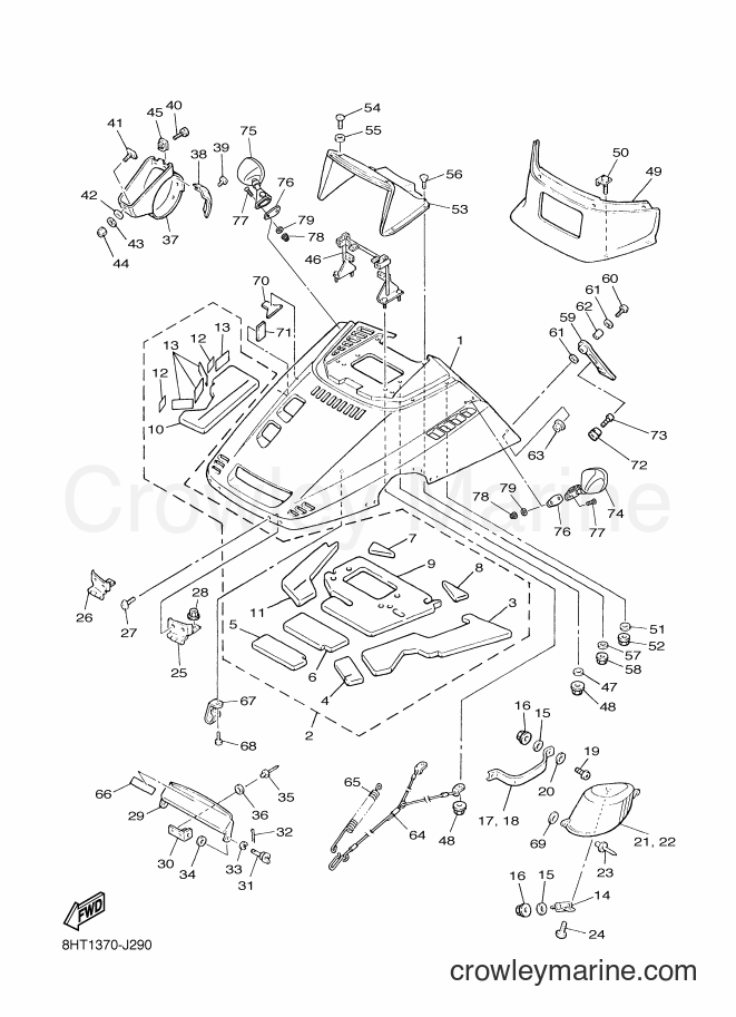 2010 Snowmobile VK540EC - VK540EC (8HT1) [010] - SHROUD