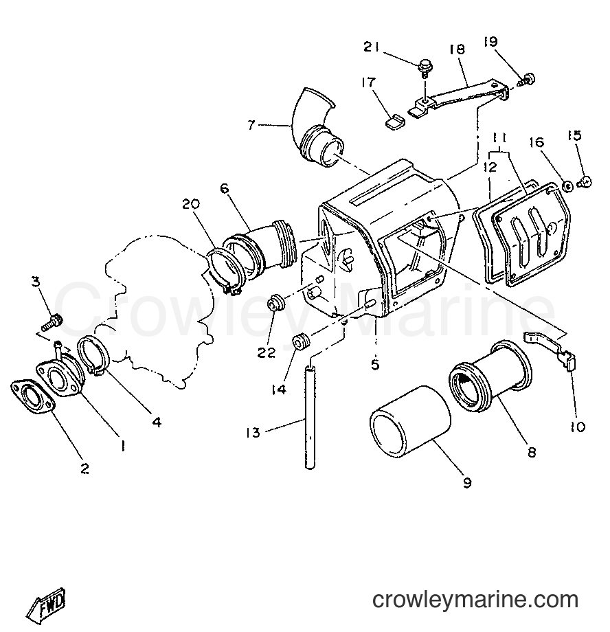 Yamaha Motors SR250 (21L2) [999] - INTAKE