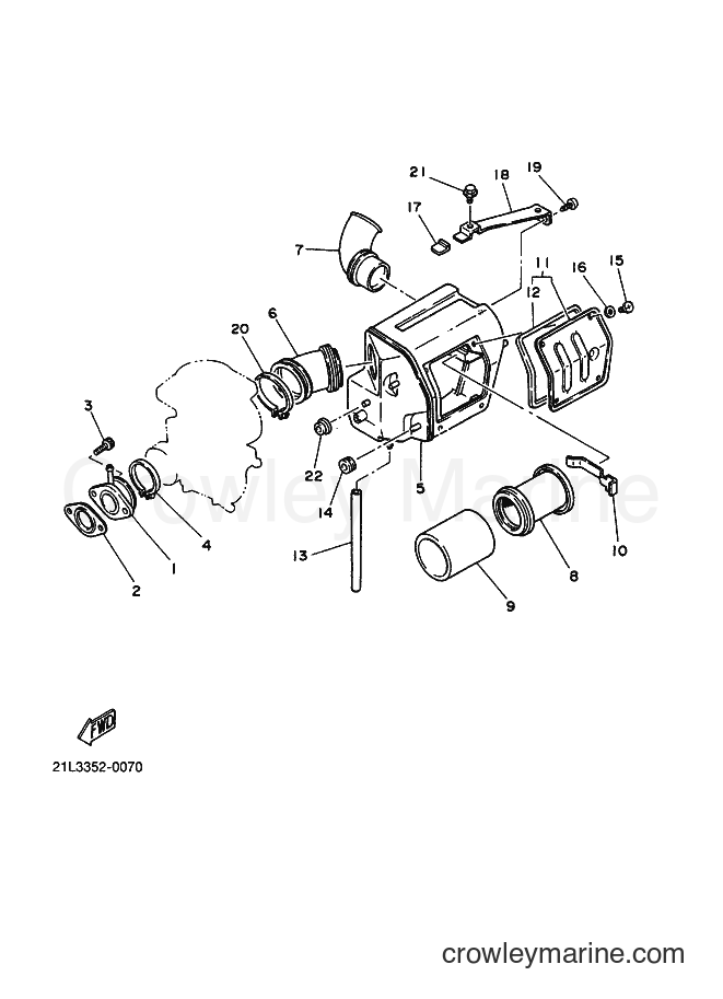 2000 Street Bike SR250 - SR250 (21L3) [010] - INTAKE