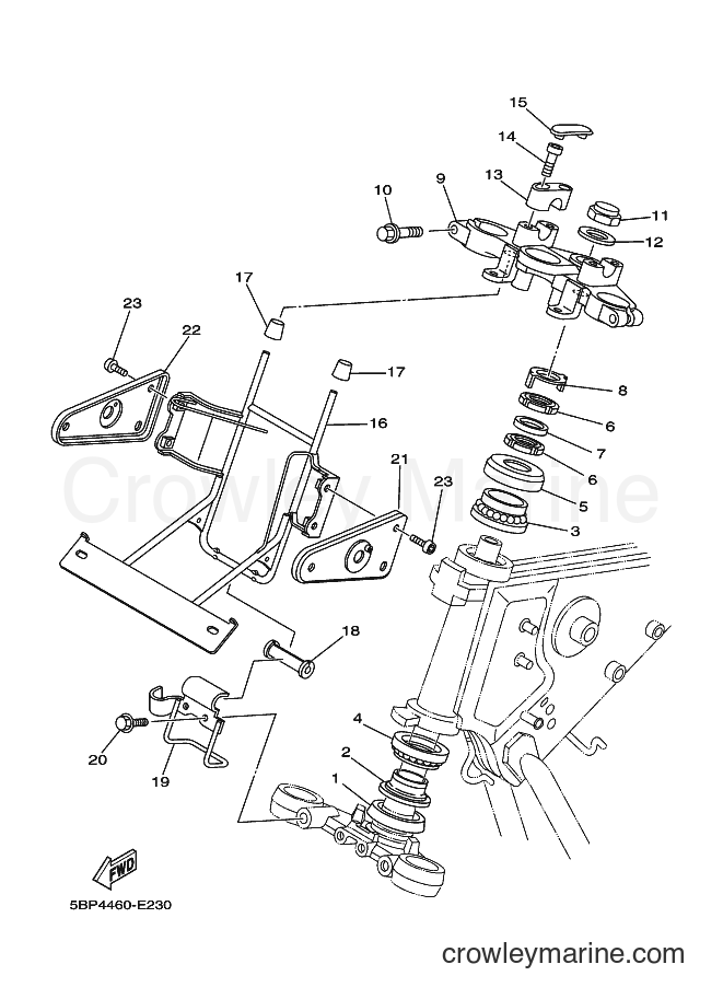2006 Street Bike SX-4 - SX-4 (5BP4) [010] - STEERING