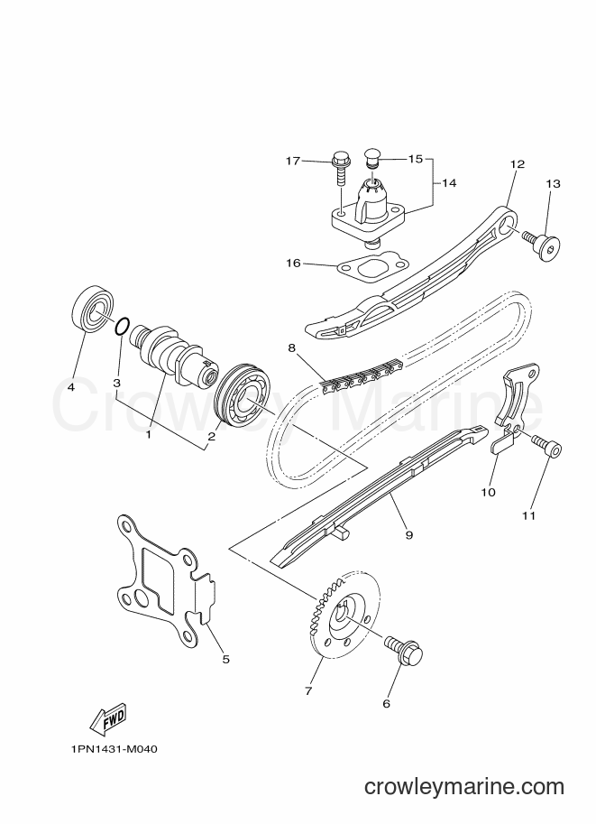 2015 Scooter MW125A - MW125A (2CMD) [010] - CAMSHAFT & CHAIN