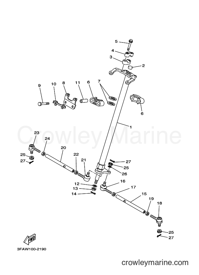 Yamaha Motors YFA1 (5VJ3) [010] - STEERING