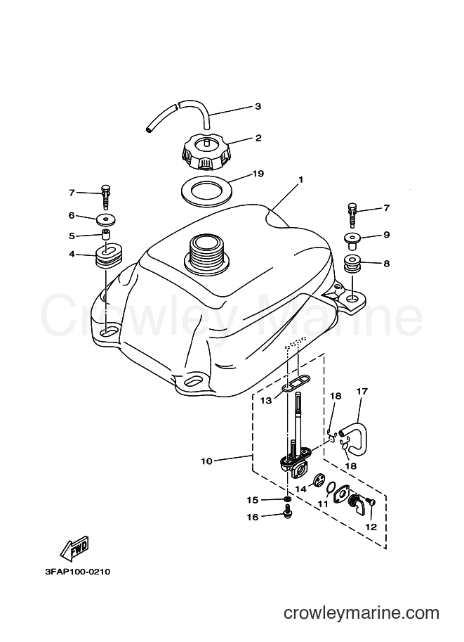 Yamaha Motors YFA1 (3FAS) [010] - FUEL TANK