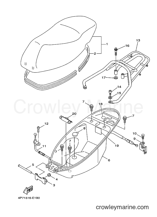 2006 Scooter XC125E - XC125E (4P71) [010] - SEAT