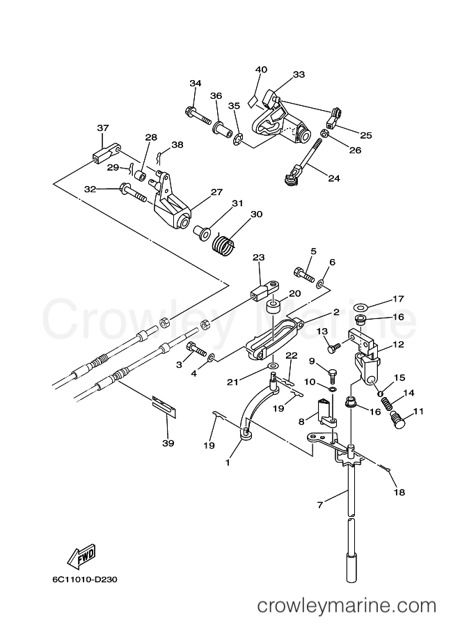 Yamaha Motors FT60DETL (6C66) [080] - CONTROL