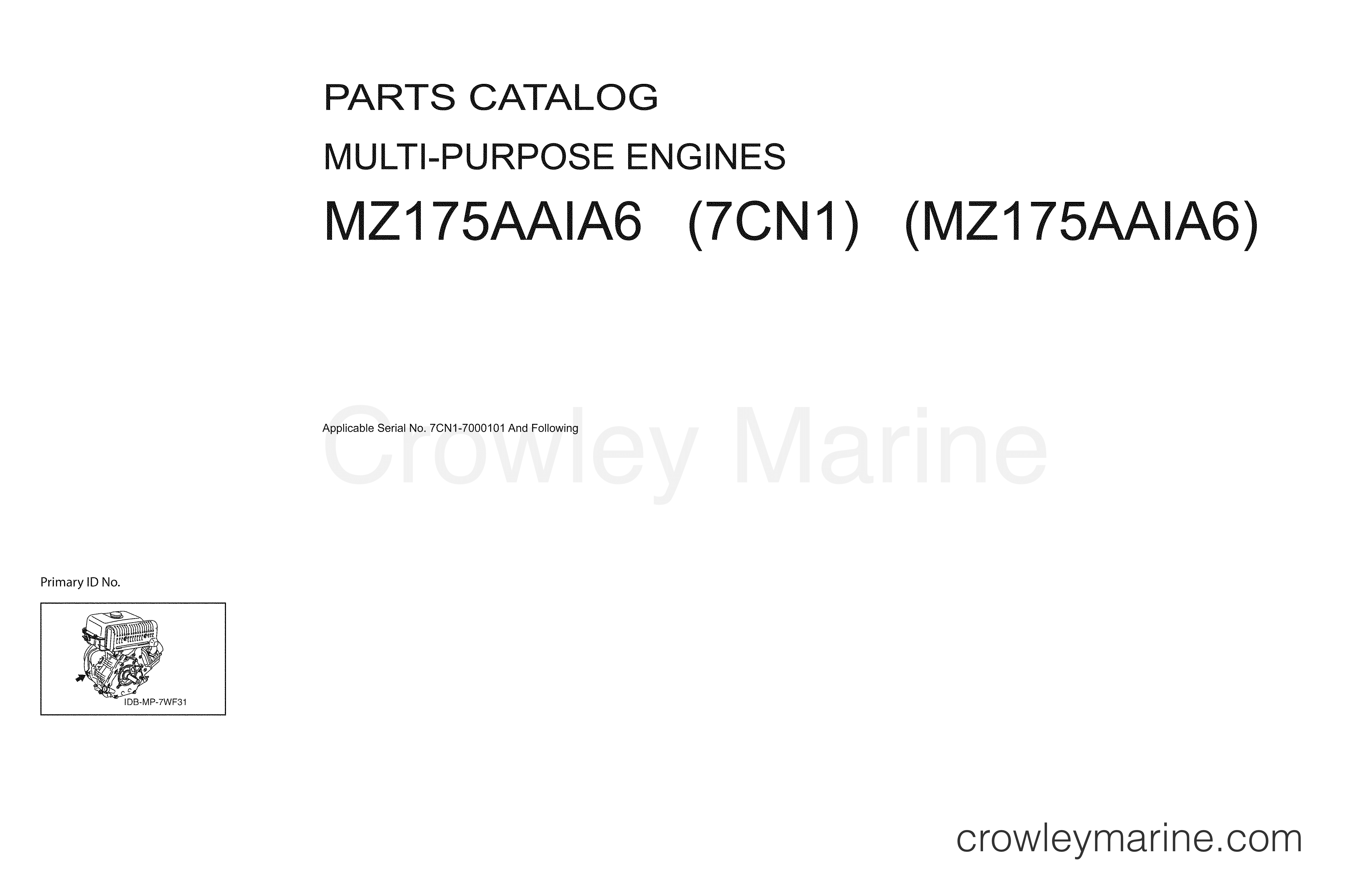 2004 UTV 175 - MZ175AAIA6 - 1 TITLE PAGE