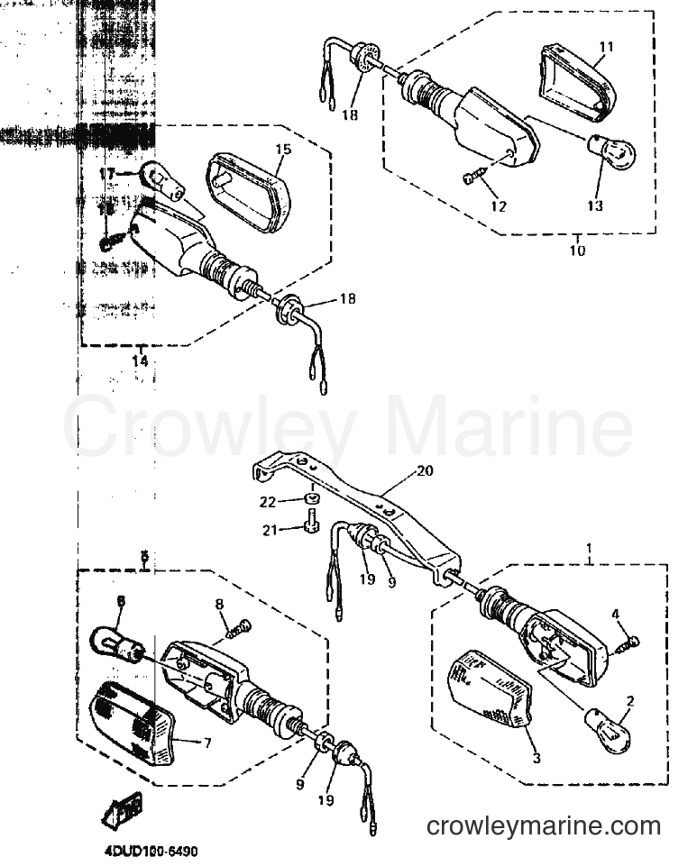 Yamaha Motors XJ600S (4DUF) [010] - ALTERNATE FOR FLASHER LIGHT