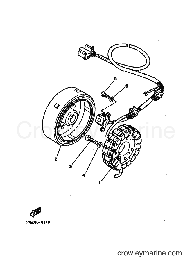 Yamaha Motors XV250S (3DN7) [010] - GENERATOR
