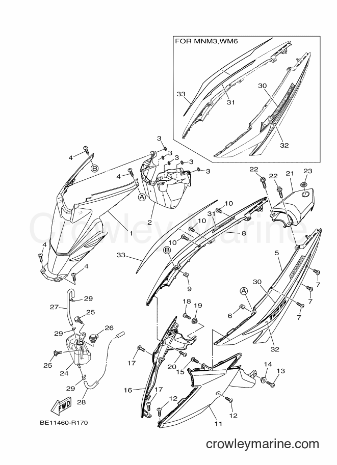 2016 Scooter AL125FC - AL125FC (BE11) [010] - SIDE COVER