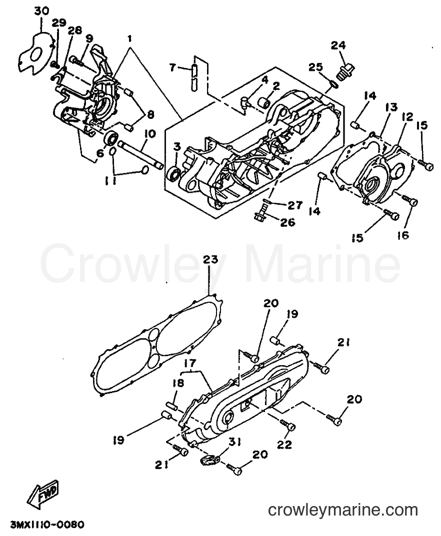 1990 Scooter CW50 - CW50 (3WW1) [999] - STARTER